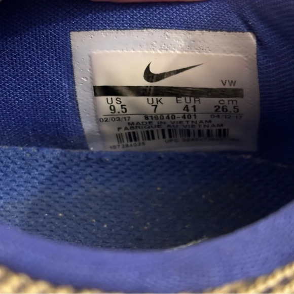 Nike women’s Lunar Empress 2 Glacier blue volt 819040-401 Golf cleats size 9.5 - Picture 12 of 12